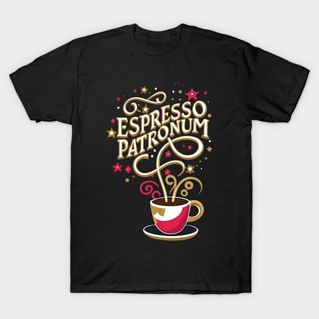 Espresso Patronum - Wizard - Coffee T-Shirt by Fenay-Designs